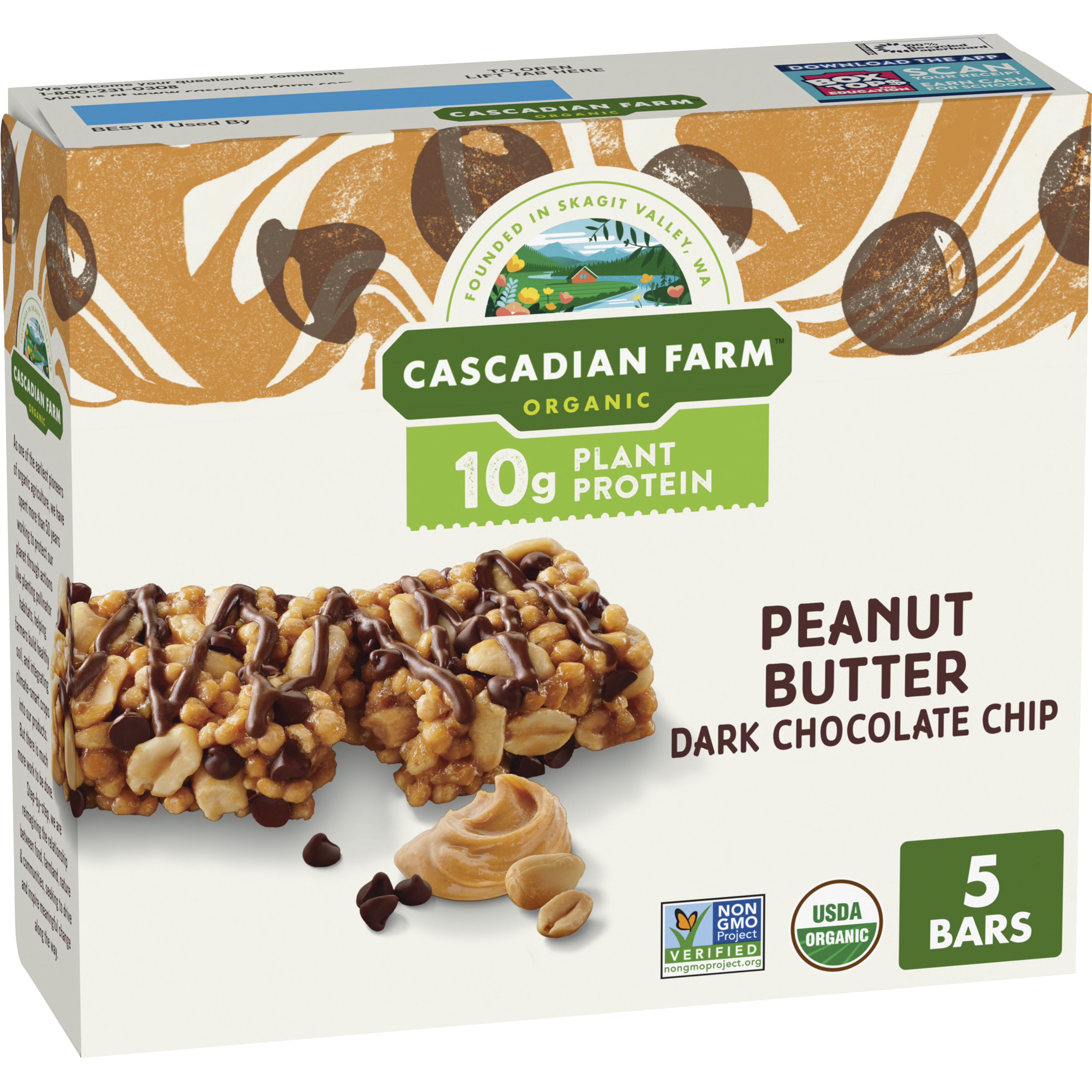cascadian farms protein bars