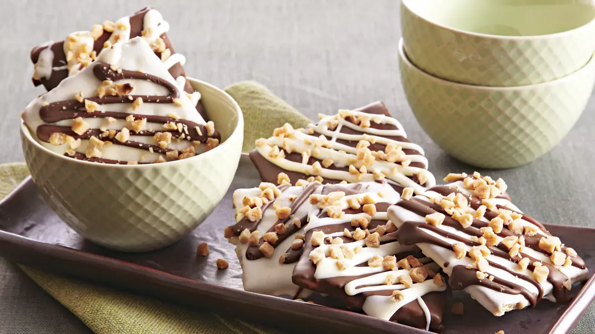 Chocolate Covered Toffee Grahams