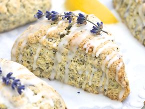 Lemon Lavender Poppy Seed Scones | Gold Medal Flour US