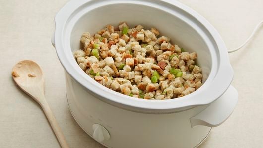 Slow Cooker Stuffing {From a Box} - Slow Cooker Gourmet