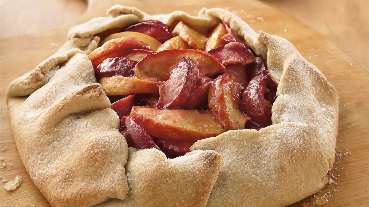 Nectarine-Plum Crostata