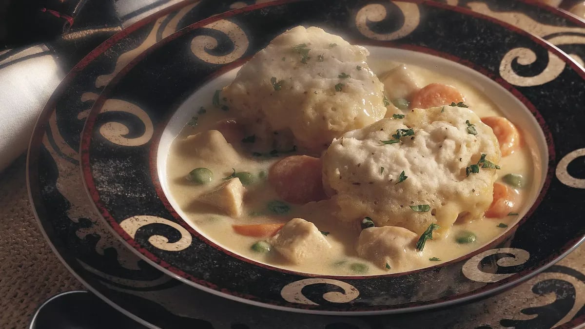 Chicken and Black Pepper Dumplings