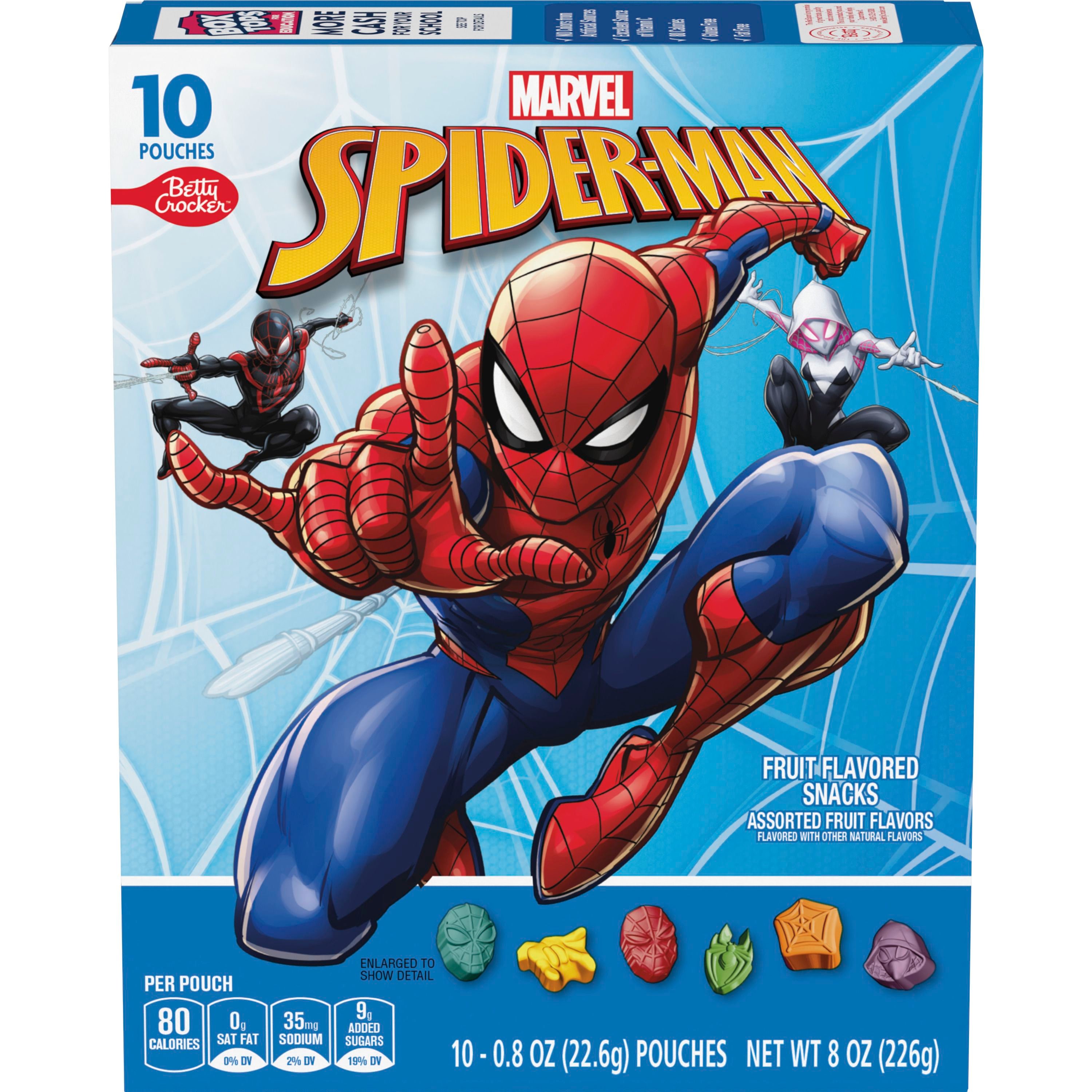 Betty Crocker™ Fruit Flavored Snacks Spiderman - Front