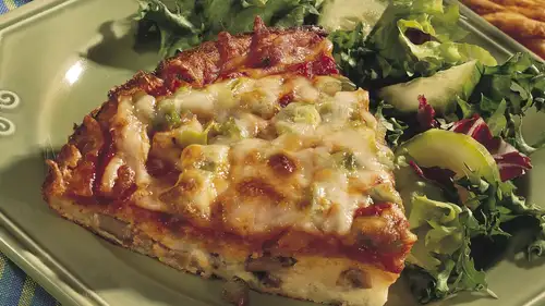 Easy Mushroom Pizza Pie