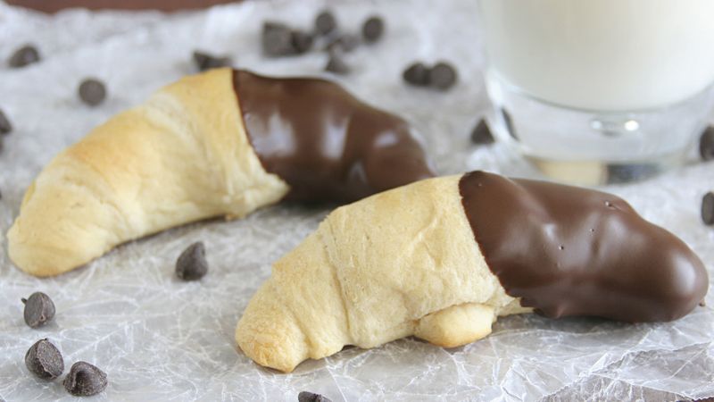 Chocolate-Dipped Crescents