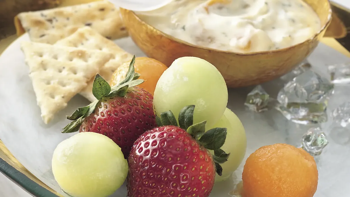 Fresh Fruit with Ginger Dip