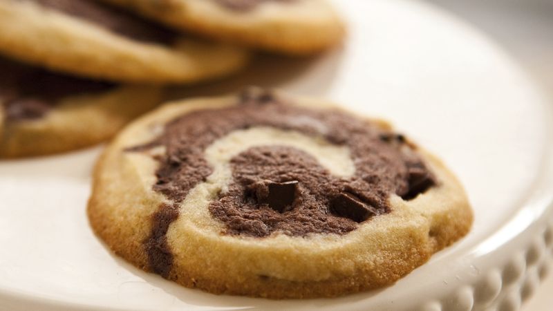 Double Chocolate Chunk Swirl Sugar Cookies