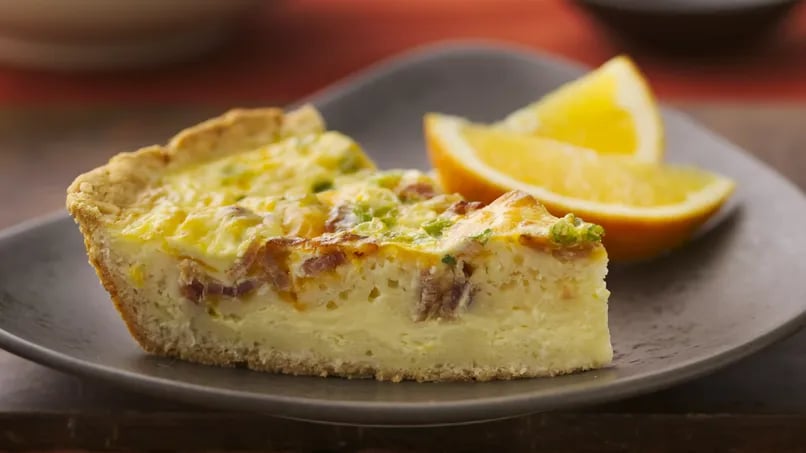 Cheddar and Bacon Quiche