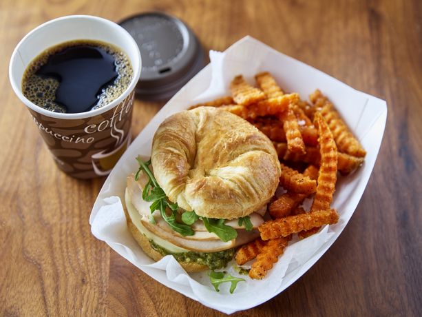 Pesto Turkey Croissant Sandwich