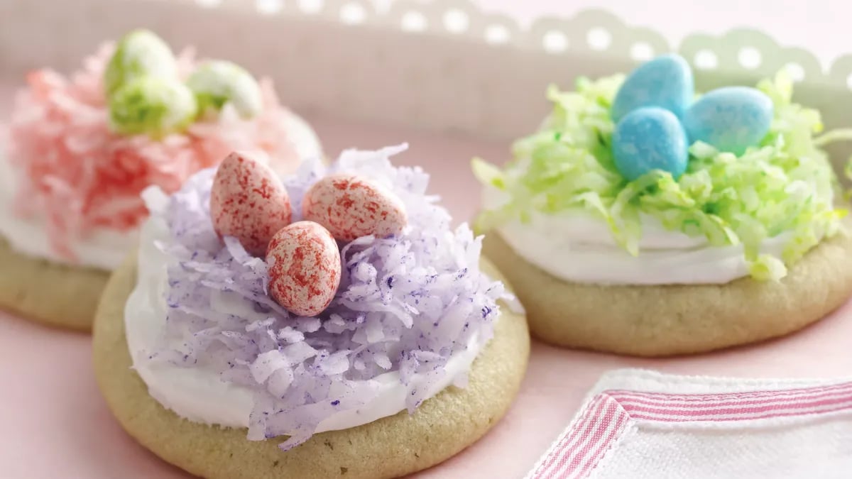 Easter Nest Cookies