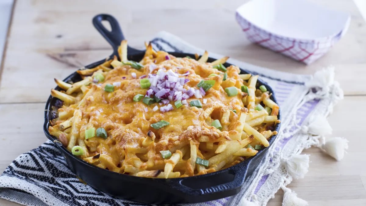 Skillet Chili-Cheese Fry Bake