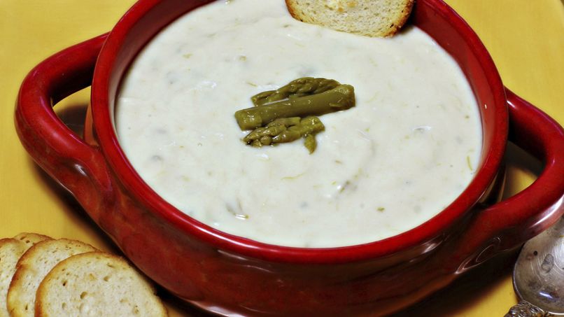 Cream of Asparagus and Cheese