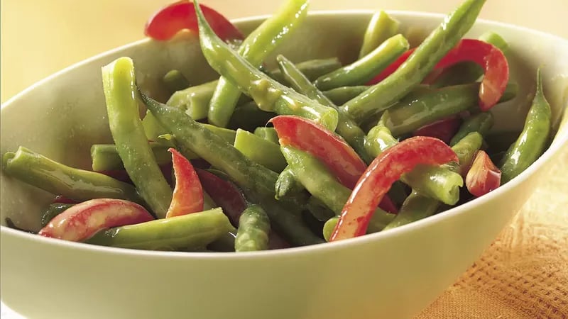 Green Beans and Red Peppers