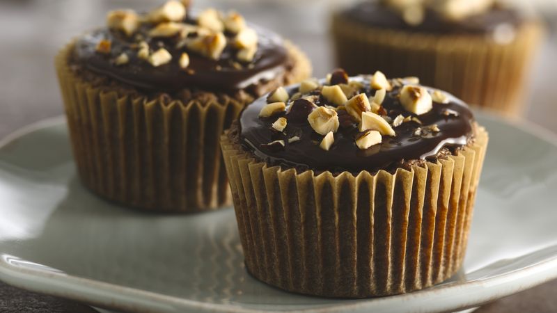 Chocolate-Hazelnut Cupcakes