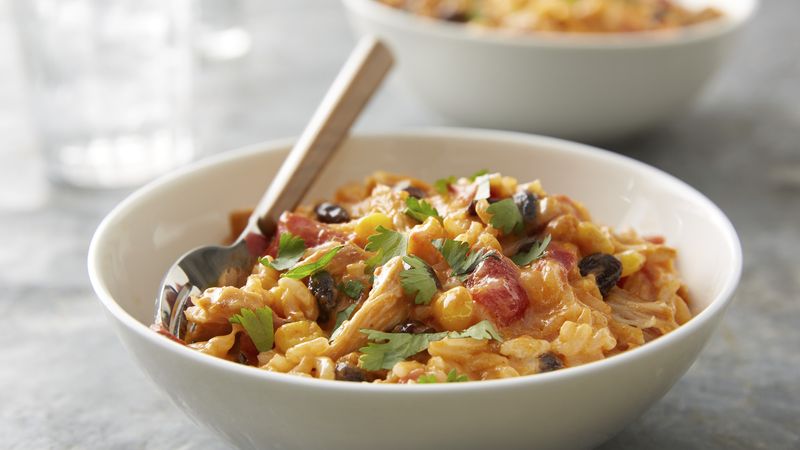 Slow-Cooker Southwest Cheesy Chicken and Rice