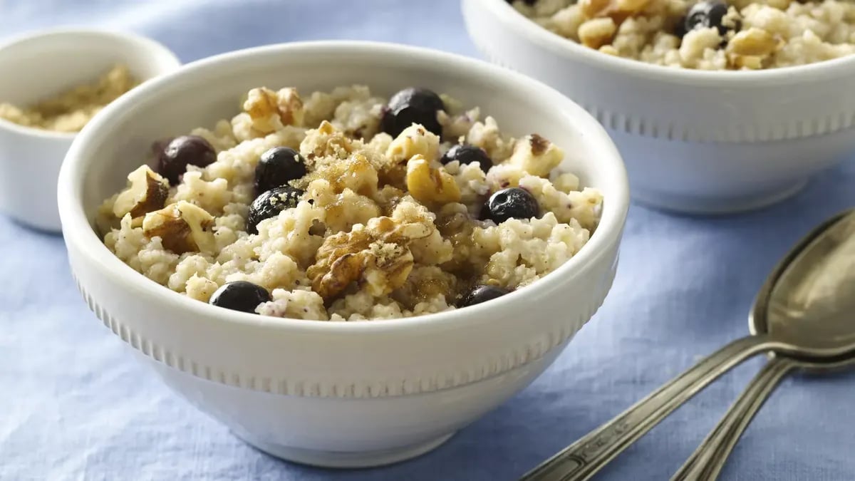 Gluten-Free Blueberry Breakfast Millet