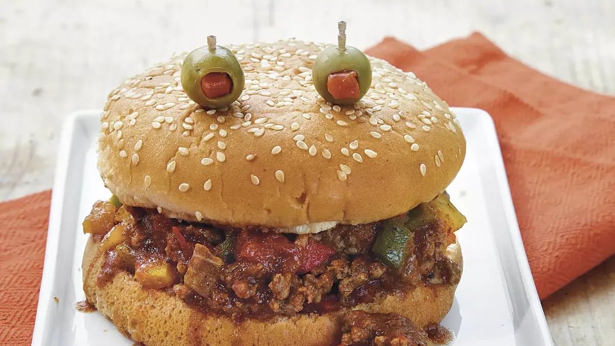 Halloween Sloppy Joes