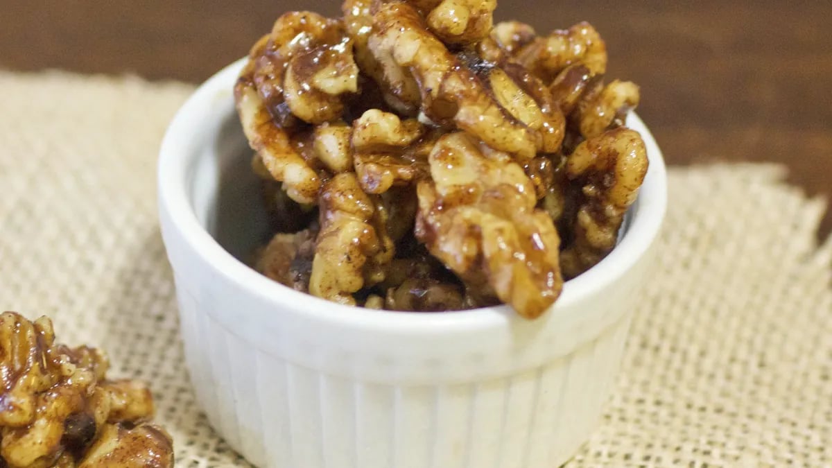 Pumpkin Spiced Walnuts