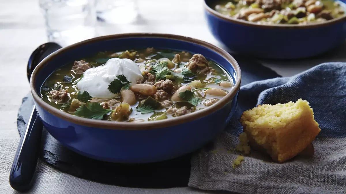 Turkey and Cannellini Bean Chili