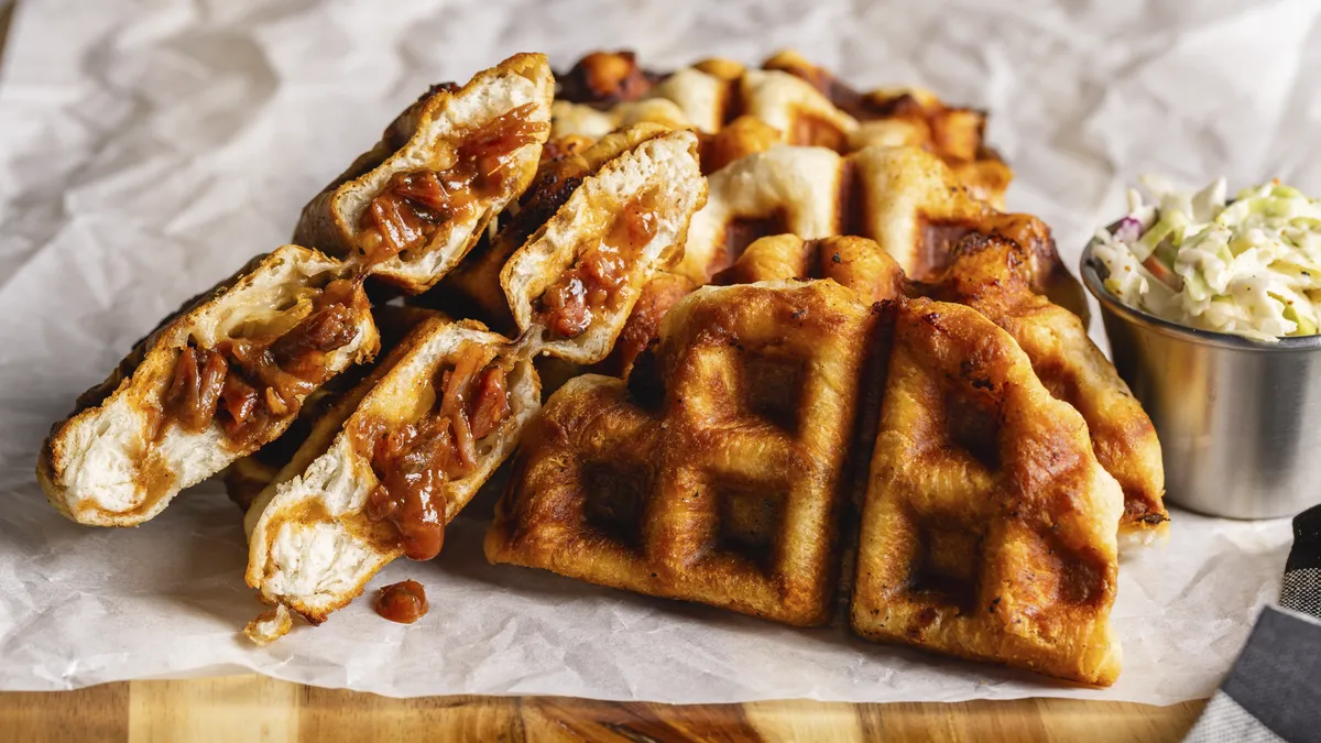  BBQ Pork Waffle Melt