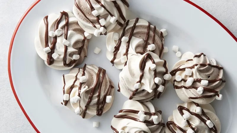 Hot Cocoa Meringues