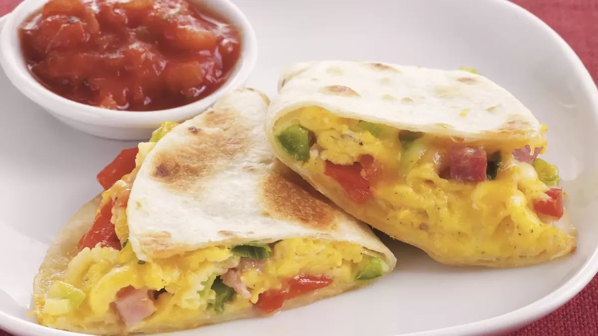 Western Omelet Quesadillas