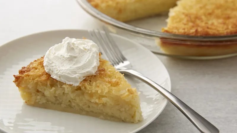 Impossibly Easy Coconut Pie 