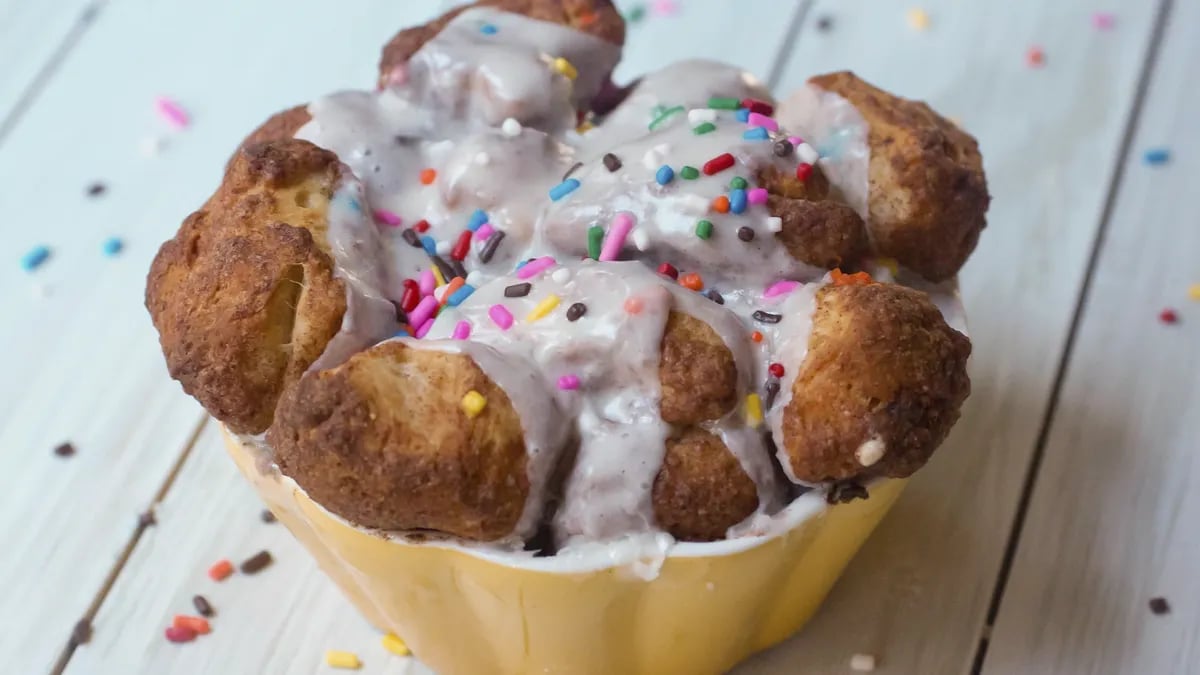 Cake Batter Monkey Bread