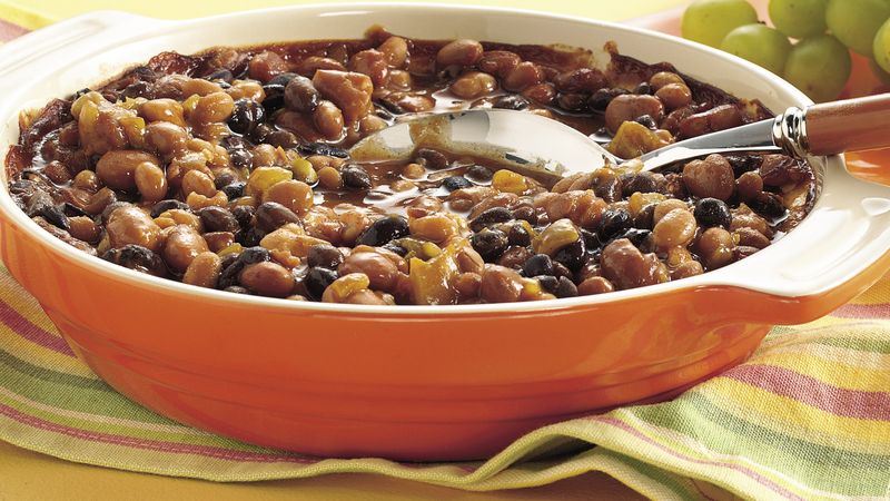 Slow-Cooker 4-Can Baked Beans