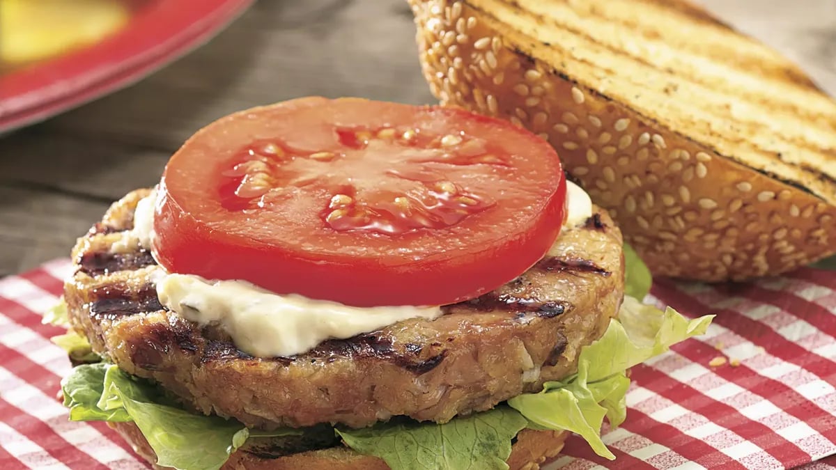 Grilled Tuna Burgers