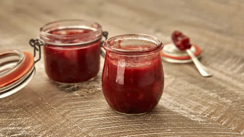 Rhubarb-Strawberry Conserve