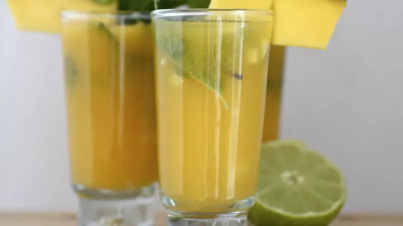 Mango and Coconut Mojito