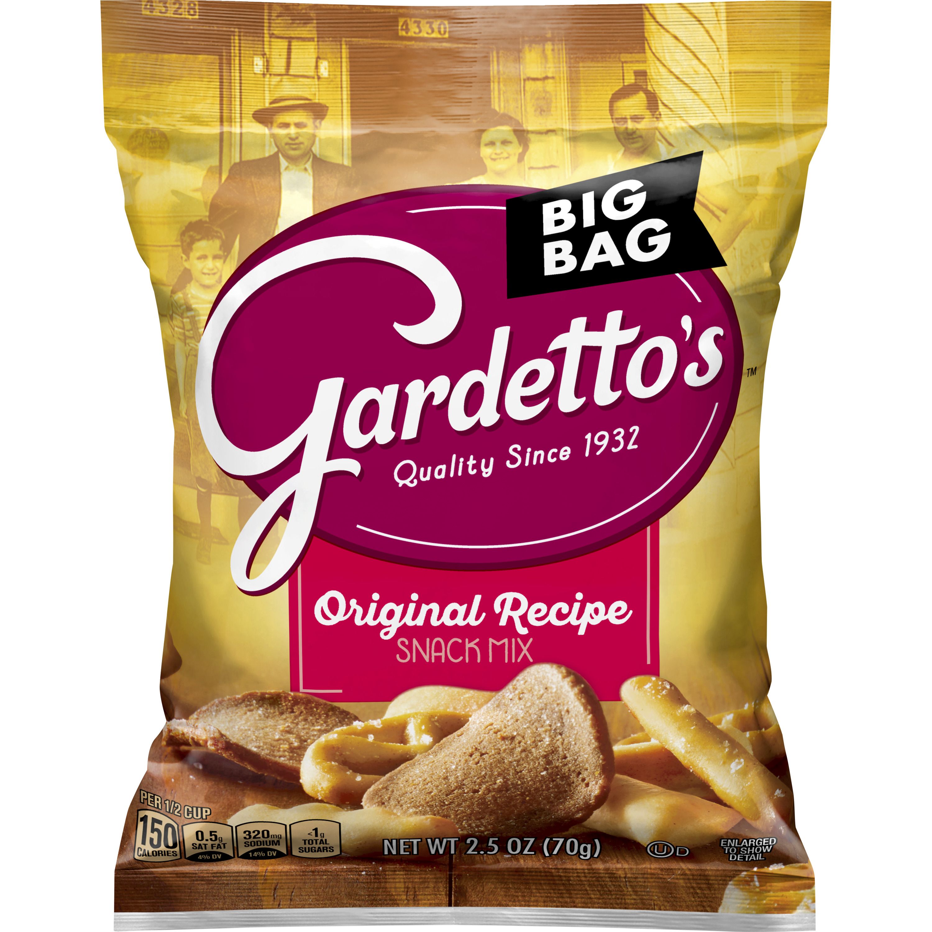 Gardetto's, Snack Mix, Roasted Garlic Rye Chips, 14 oz. Bag