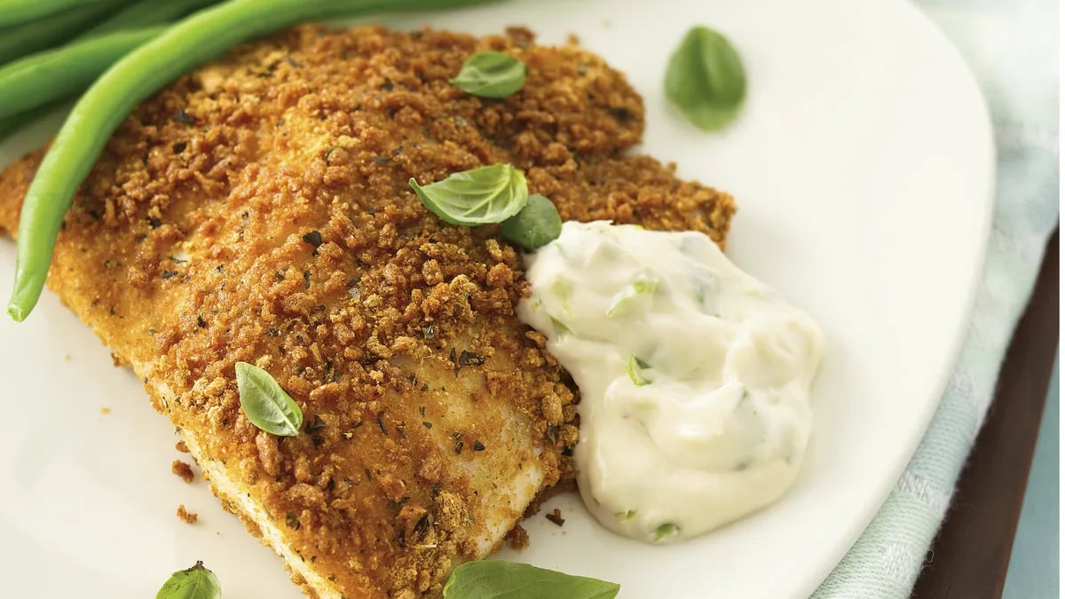 Crunchy Baked Tilapia