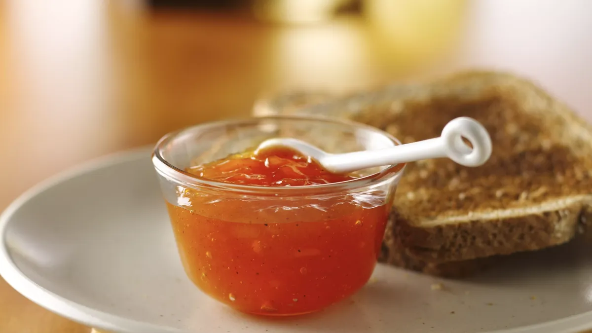 Spiced Apricot Ginger Preserves