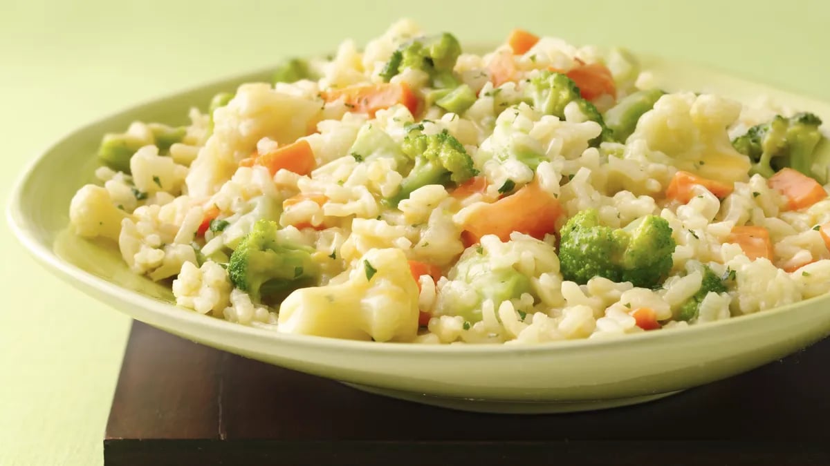 Cheesy Vegetable Risotto