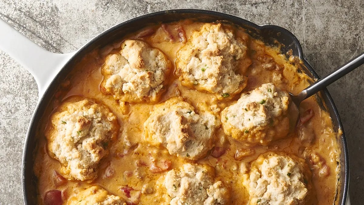 Jalapeño Biscuit and Chorizo Queso Gravy Skillet