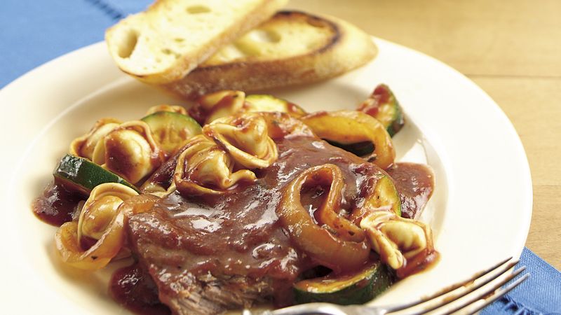 Slow-Cooker Italian Smothered Steak