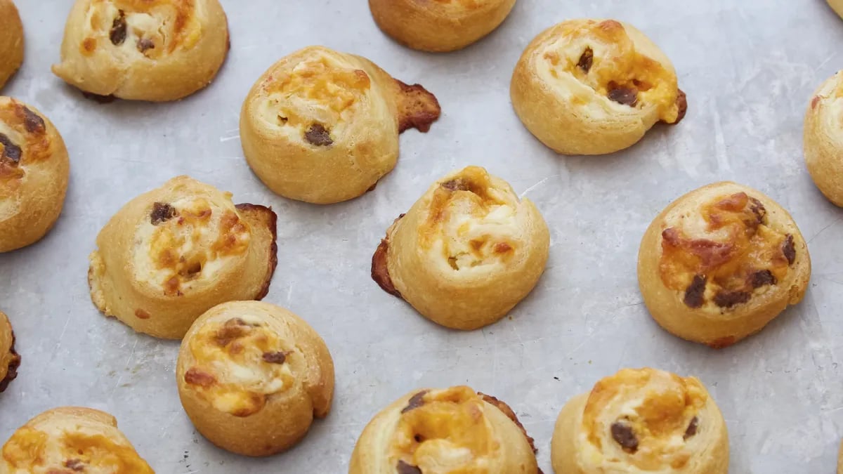 Cheddar Sausage Pinwheels