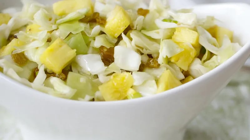 Cabbage-Pineapple-Ginger Salad