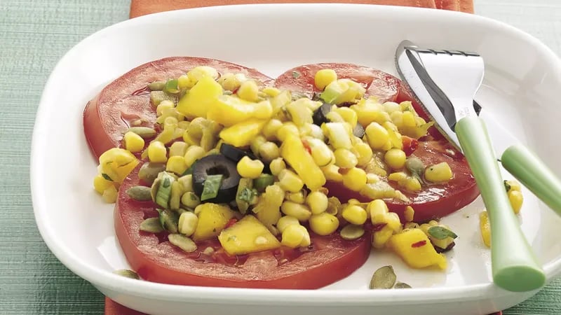 Mexicorn®-Topped Tomatoes