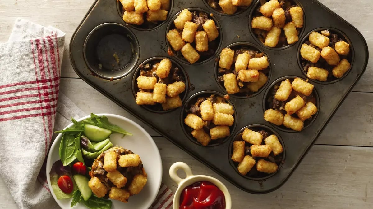 Muffin-Tin Tater Tot™ Hot Dish Cups