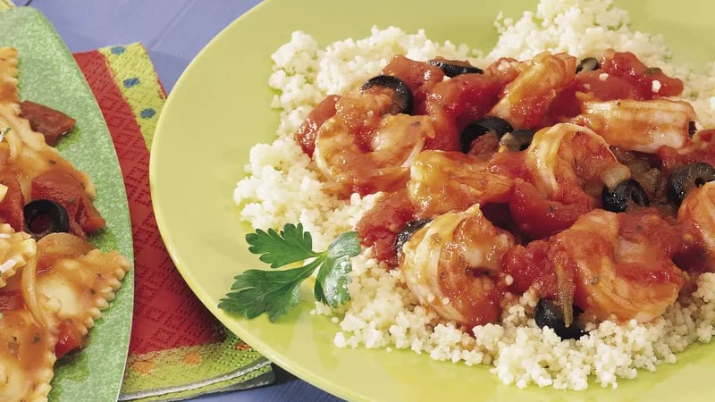 Fresh Shrimp with Couscous