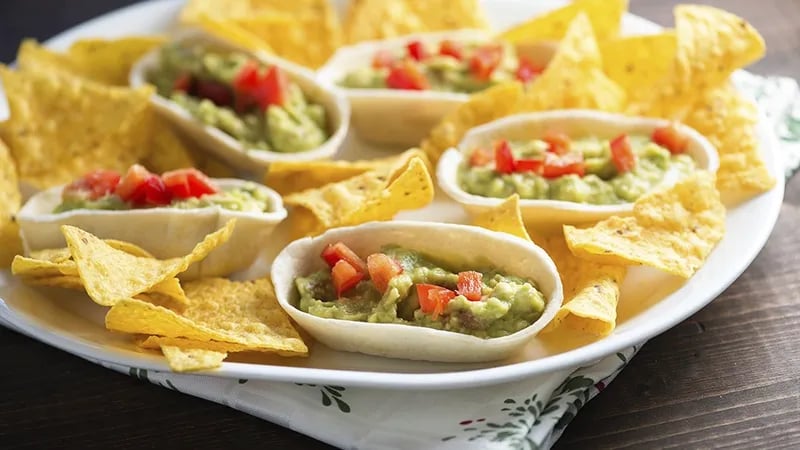 Mini Guacamole Dip Bowls