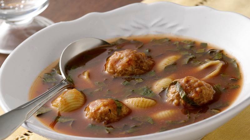 Easy Italian Wedding Soup Recipe - BettyCrocker.com