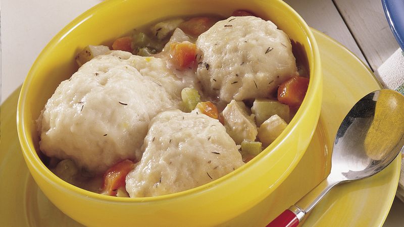 Chicken Stew with Lemon-Thyme Dumplings