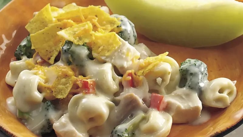 Santa Fe Chicken-Tortellini Casserole