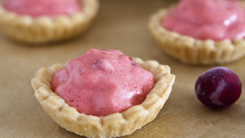 Creamy Cranberry Mini Pies