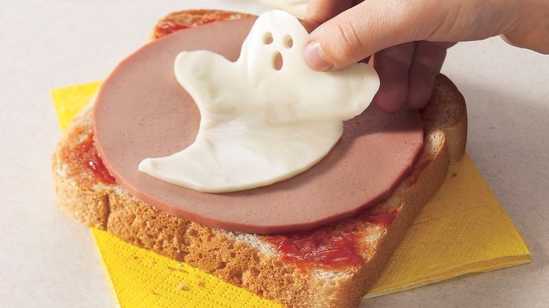 Cookie Cutter Halloween Sandwiches