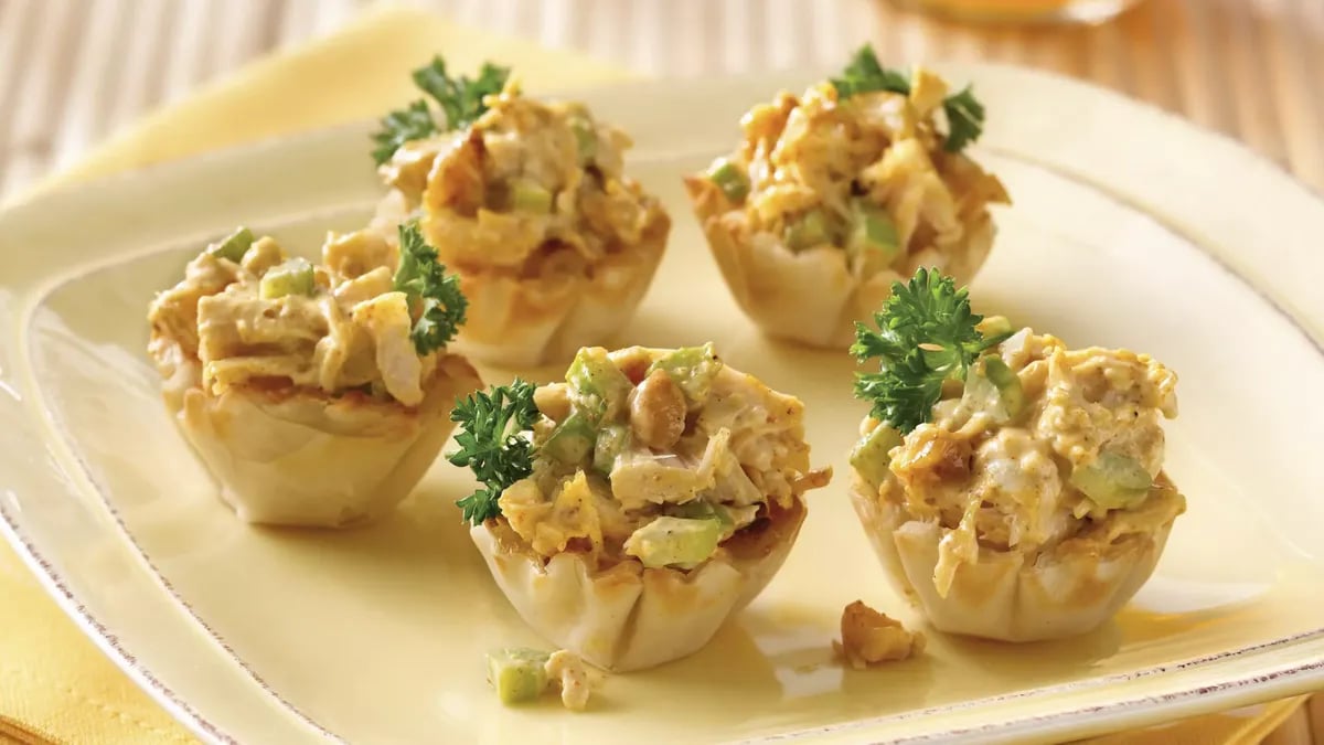 Curried Chicken Salad Cups